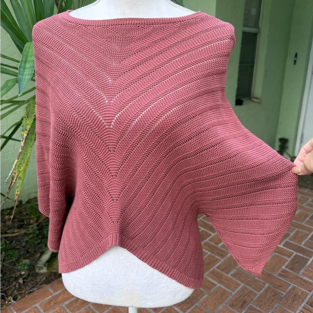 Asymmetrical Bat Wing Sleeve  Sweater